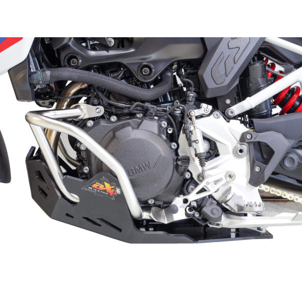 AXP Skid plate BMW F900GS WITH BMW / SW Motech crash bars ( 2024 - 2026 ) - Black