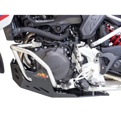 AXP Skid plate BMW F900GS WITH BMW / SW Motech crash bars ( 2024 - 2026 ) - Black