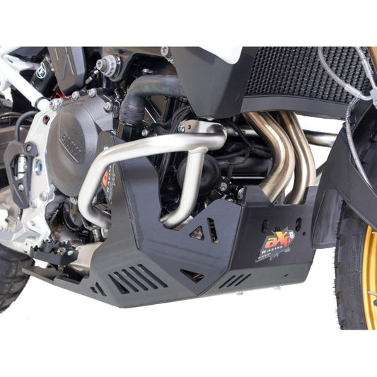 AXP Skid plate BMW F900GS WITH BMW / SW Motech crash bars ( 2024 - 2026 ) - Black