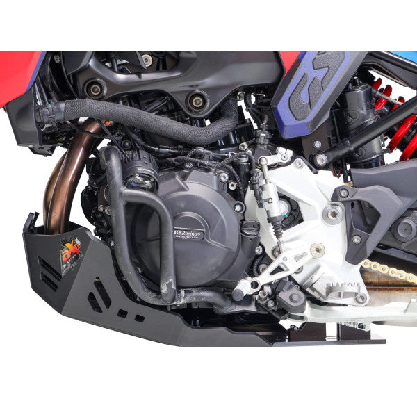 AXP Skid plate Adventure BMW F900GS WITH Outback Motortek crash bars (2024-2026)