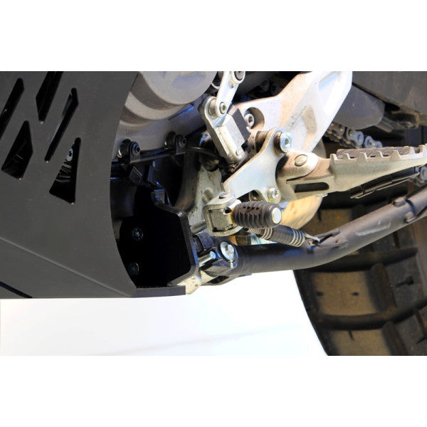AXP Skid Plate Ducati DESERT X ( 2022 - 2023 ) / To fit SW Motech crash bars - Black