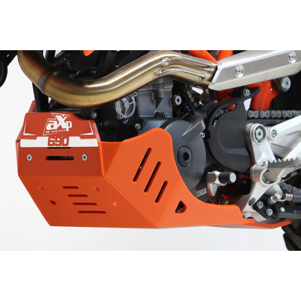 AXP Skid Plate enduro KTM 690 ENDURO R / 690 SMC R ( 2009 - 2025 ) - Orange