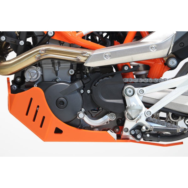 AXP Skid Plate enduro KTM 690 ENDURO R / 690 SMC R ( 2009 - 2025 ) - Orange