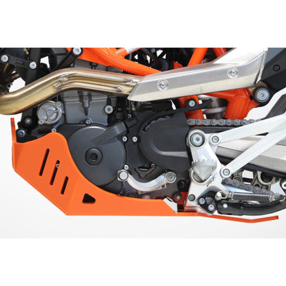 AXP Skid Plate enduro KTM 690 ENDURO R / 690 SMC R ( 2009 - 2025 ) - Orange