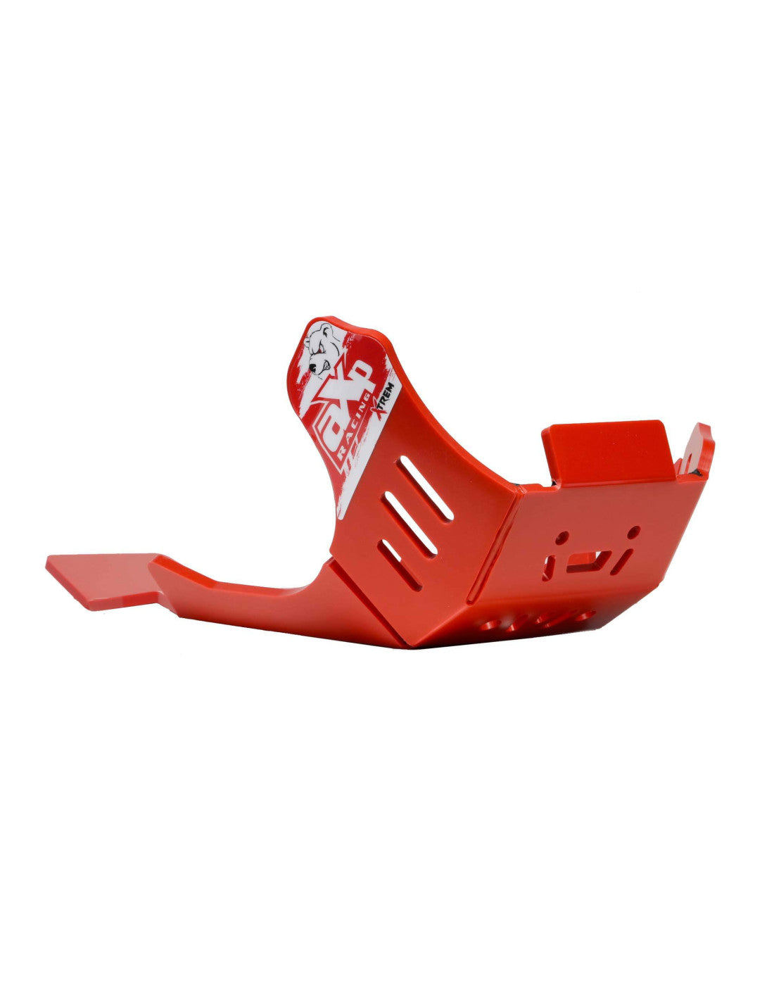 Sabot rouge en plastique PEHD avec protection de biellette pour GasGas EC250F / EC350F / MC250F / MC350F / ES350 / EX250F / EX35