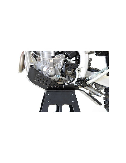 Côté gauche du sabot noir en plastique PEHD avec protection de biellette pour Honda CRF250 et 300