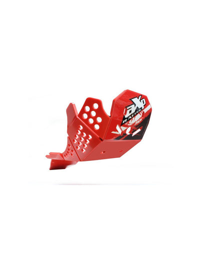 Sabot rouge en plastique PEHD avec protection de biellette pour Honda CRF450L