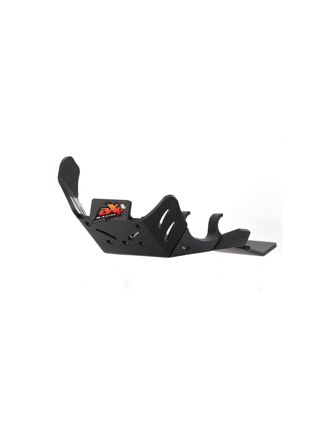 Black HDPE plastic skid plate with linkage guard for Husqvarna FE250 - FE350