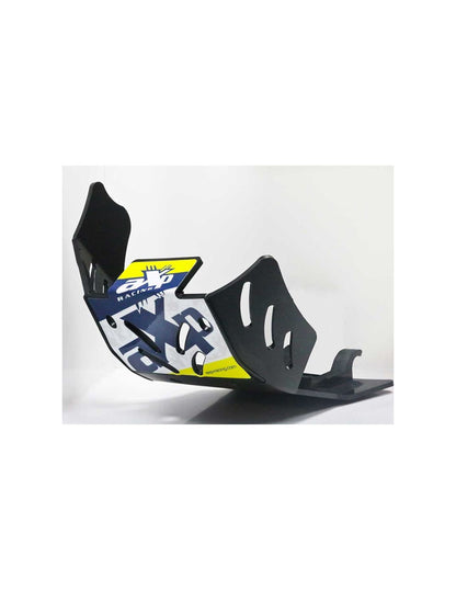 6mm black HDPE plastic skid plate for Husqvarna FE450 - FE501