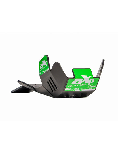 Sabot noir en plastique PEHD avec protection de biellette pour Kawasaki KX250 / KX250X