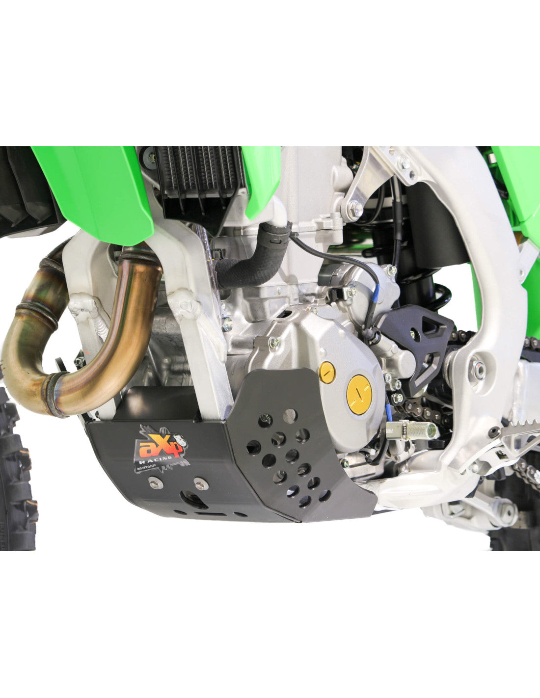 Côté gauche du sabot en plastique PEHD 6mm pour Kawasaki KX450