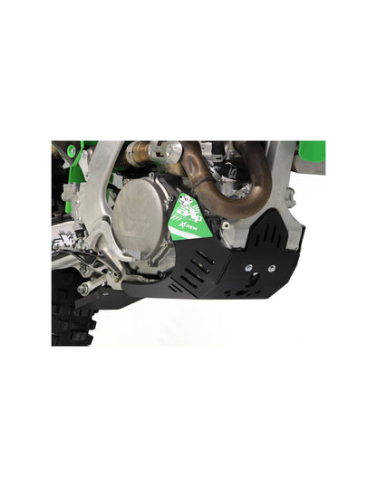 Côté droit du sabot en plastique PEHD avec protection de biellette pour Kawasaki KX450