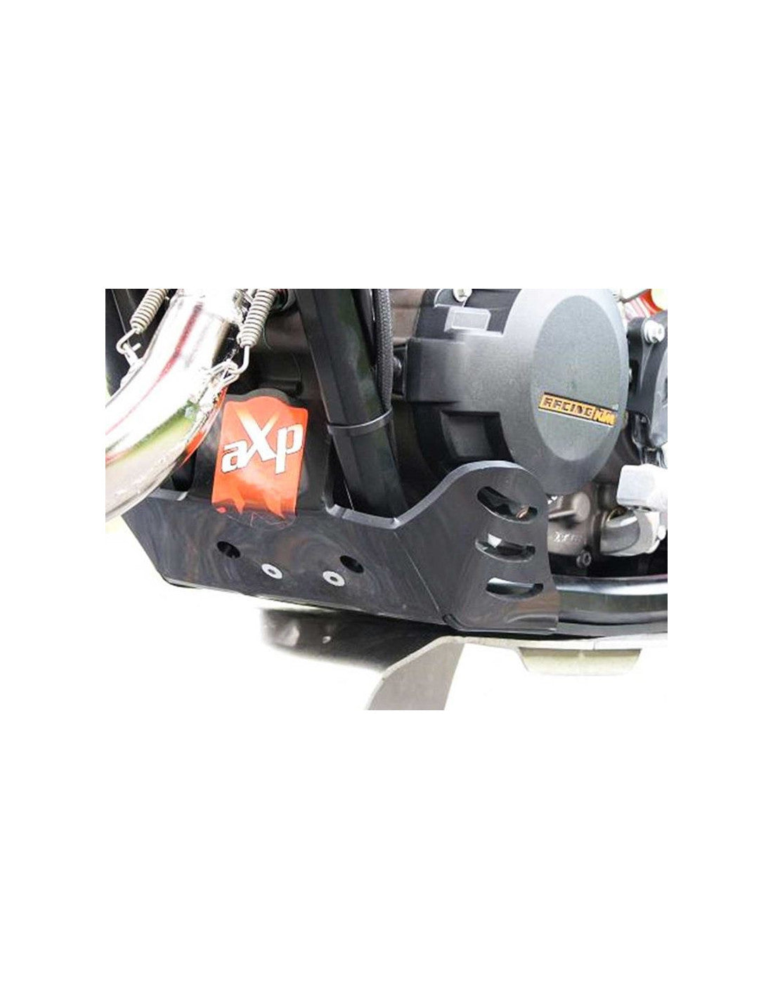 6mm black HDPE plastic skid plate for KTM 125SX - 125EXC