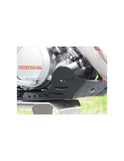 Sabot noir en plastique PEHD 6mm pour KTM 125SX - 125EXC