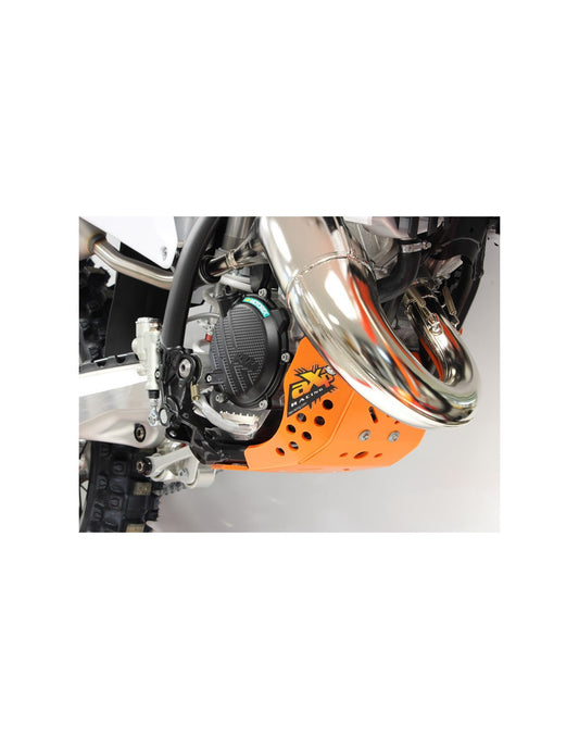 Côté droit du sabot orange en plastique PEHD pour KTM 125SX et 150EXC