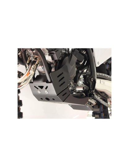 Côté gauche du sabot noir en plastique PEHD avec protection de biellette pour KTM et Husqvarna