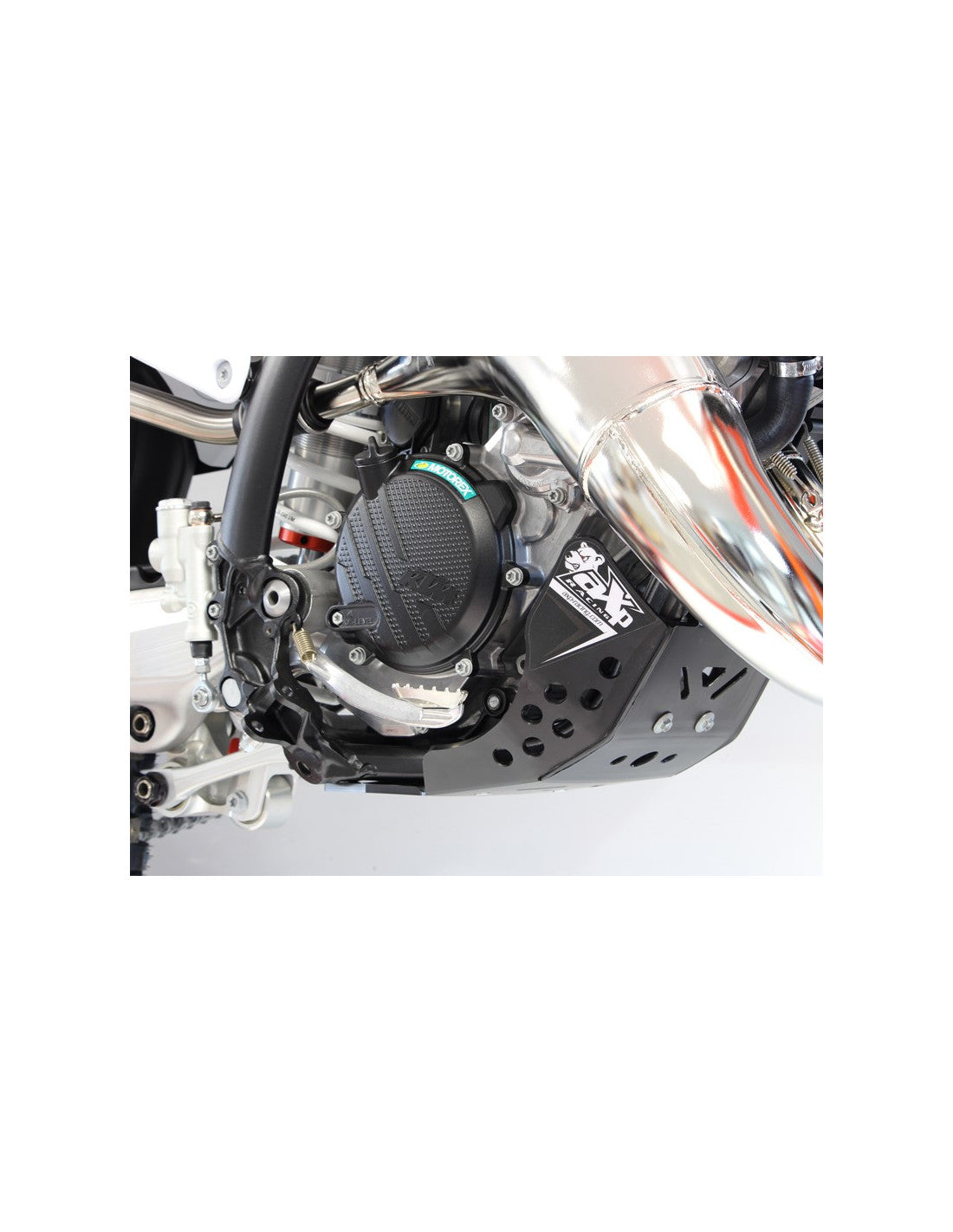 Côté droit du sabot noir en plastique PEHD pour KTM et Husqvarna