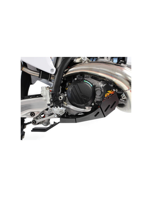 Côté droit du sabot noir en plastique PEHD avec protection de biellette pour KTM 250-300 - Husqvarna 250-300