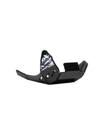 Black PEHD plastic skid plate for KTM 250EXC and 300EXC