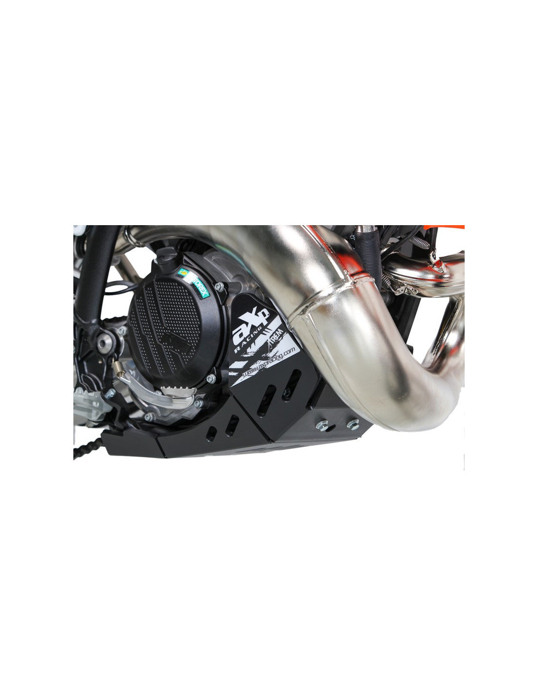 Côté droit du sabot noir en plastique PEHD pour KTM 250EXC et 300EXC