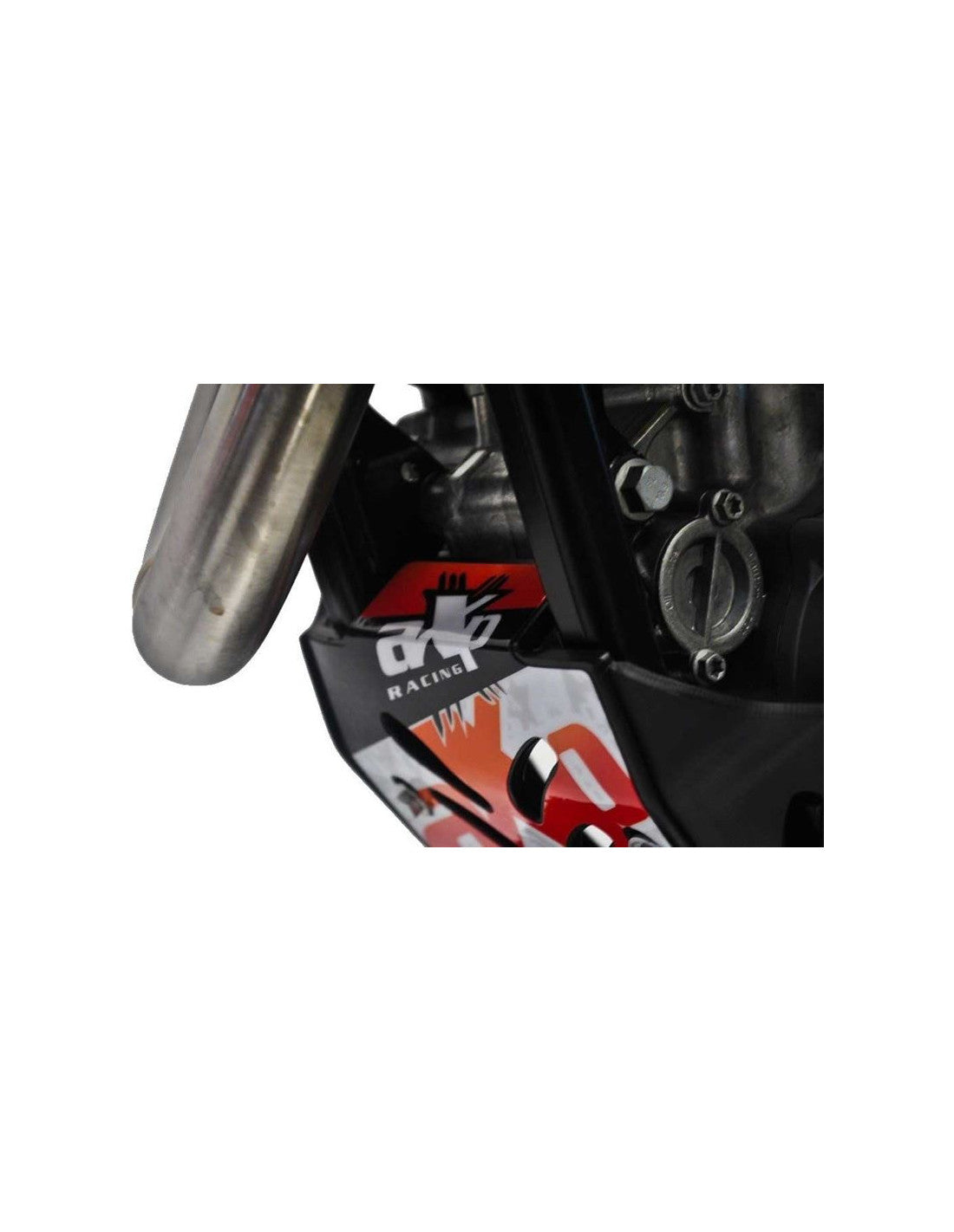 6mm black HDPE plastic skid plate for KTM 250EXCF - 350EXCF