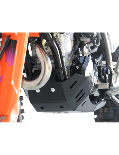 Côté gauche du sabot en plastique PEHD noir pour KTM 250EXCF et 350EXCF