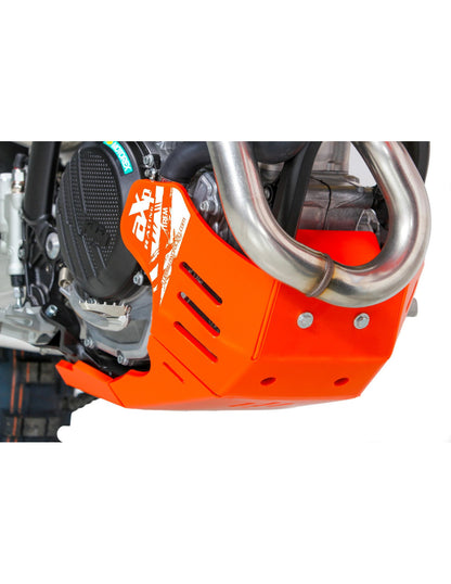 Côté droit du sabot orange en plastique PEHD pour KTM 250EXCF et 350EXCF