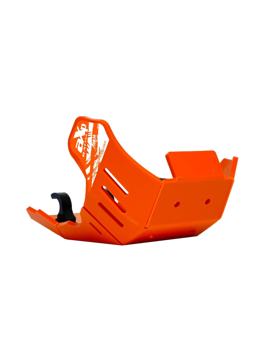 Orange PEHD plastic skid plate for KTM 250EXCF and 350EXCF