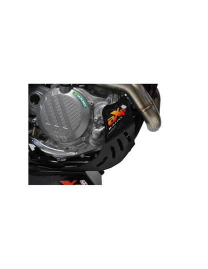 Côté droit du sabot noir en plastique PEHD 6mm pour KTM 450EXCF - 500EXCF