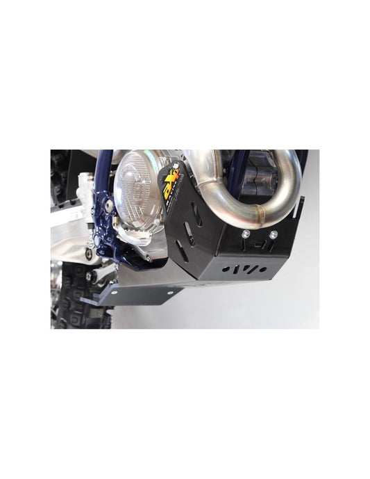 Côté droit du sabot noir en plastique PEHD avec protection de biellette pour KTM - Husqvarna