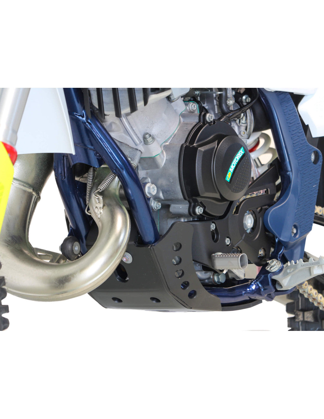 Côté gauche du sabot en plastique PEHD 6mm pour KTM 65SX / Husqvarna TC65 / GasGas MC65