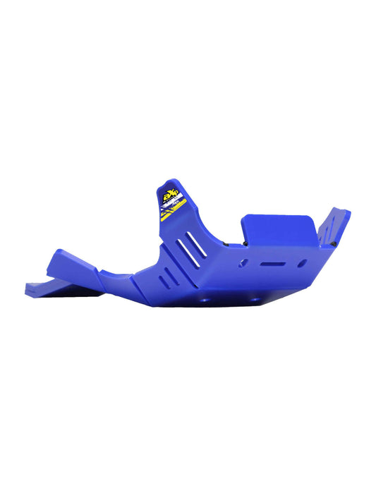 Sabot bleu en plastique PEHD avec protection de biellette pour Sherco 125SE Factory