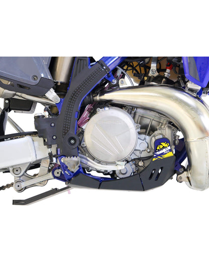 Côté droit du sabot noir en plastique PEHD avec protection de biellette pour Sherco SE250 - SE300 Factory