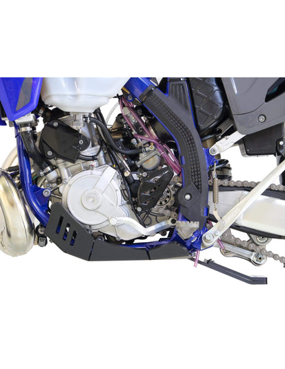 Côté gauche du sabot noir en plastique PEHD avec protection de biellette pour Sherco SE250 - SE300 Factory