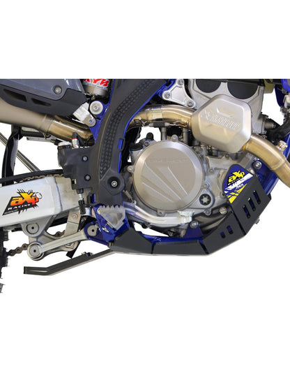 Côté droit du sabot noir en plastique PEHD avec protection de biellette pour Sherco SEF250 - SEF300 Factory
