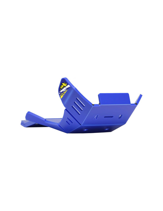 Sabot bleu en plastique PEHD avec protection de biellette pour Sherco SEF250 - SEF300 Factory