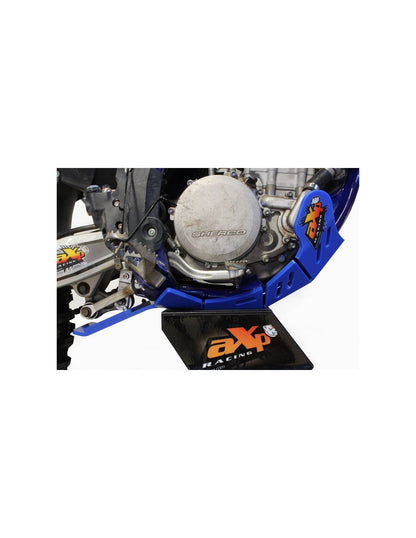 Côté droit du sabot bleu en plastique PEHD avec protection de biellette pour Sherco SER250F - SER300F