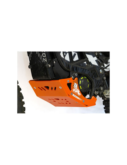 Côté gauche du sabot orange en plastique PEHD pour Surron Lightbee