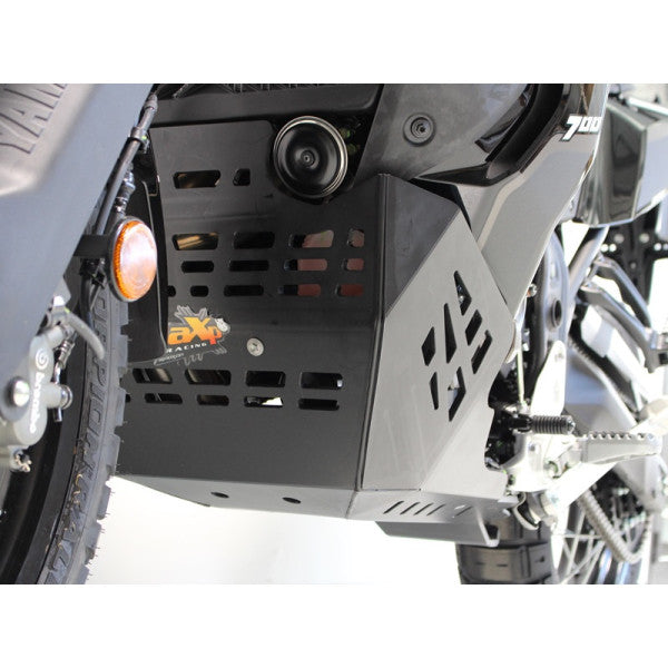 AXP Skid Plate Yamaha Tenere 700 World Raid with linkage guard ( 2022 - 2025 ) - Black