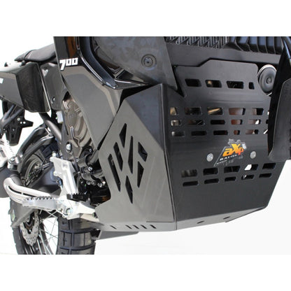 AXP Skid Plate Yamaha Tenere 700 World Raid with linkage guard ( 2022 - 2025 ) - Black