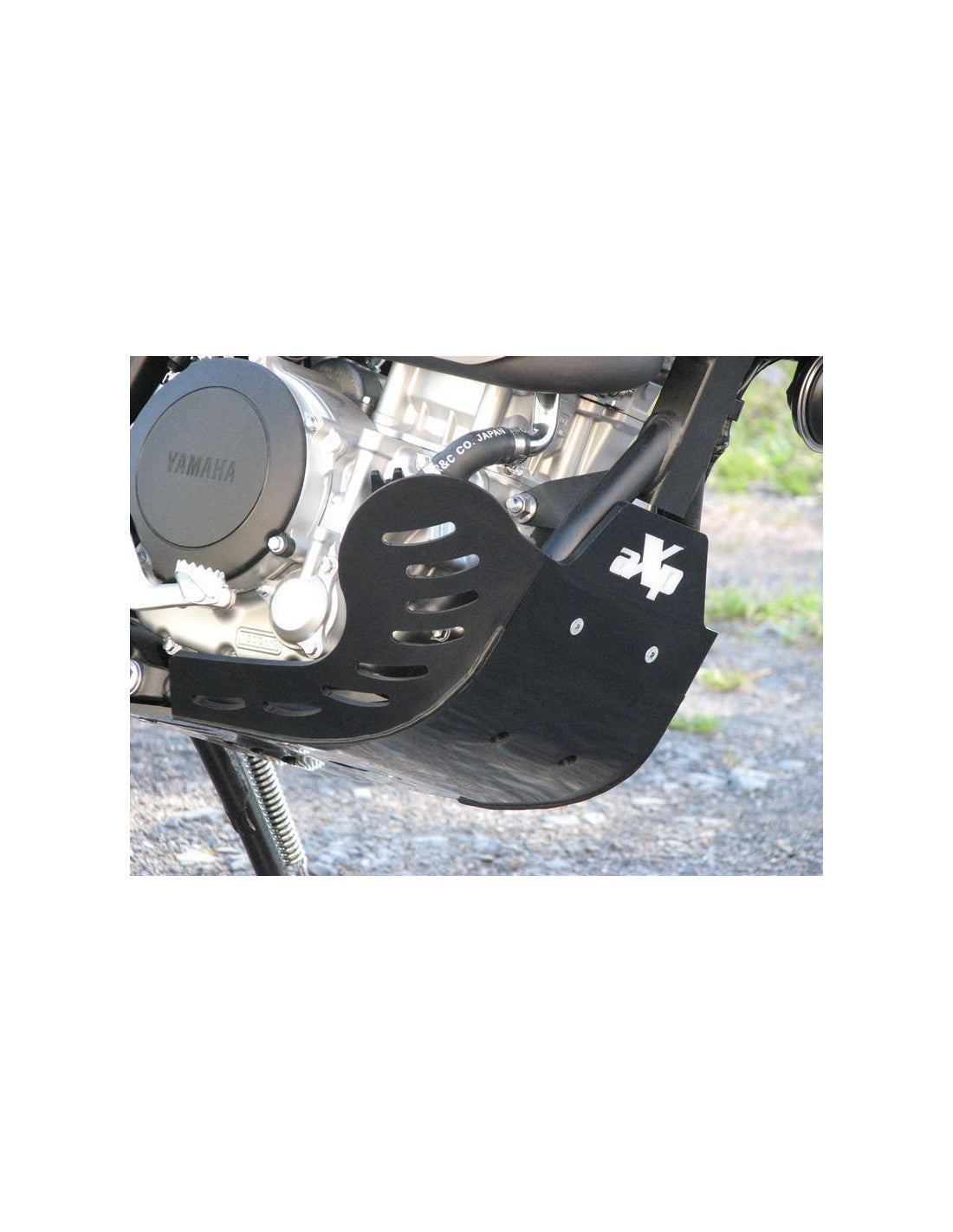 Sabot noir en plastique PEHD 6mm pour Yamaha WR250R - WR250X