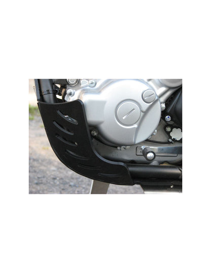 Côté gauche du sabot noir en plastique PEHD 6mm pour Yamaha WR250R - WR250X