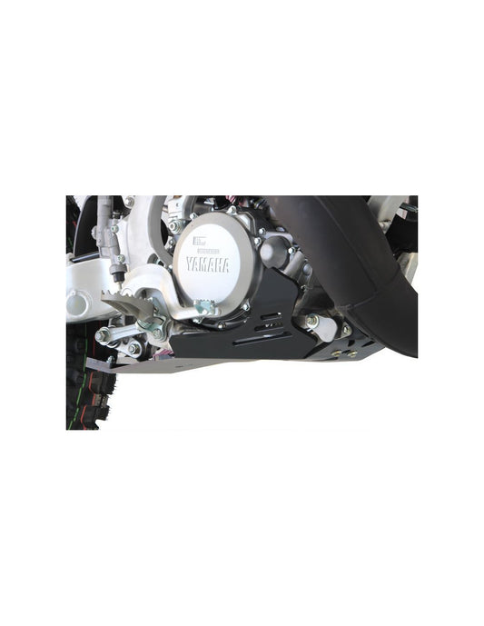 Côté droit du sabot noir en plastique PEHD avec protection de biellette pour Yamaha YZ250 - WR250 - YZ250X