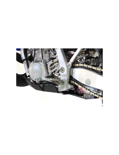 Côté gauche du sabot noir en plastique PEHD avec protection de biellette pour Yamaha YZ250 - WR250 - YZ250X