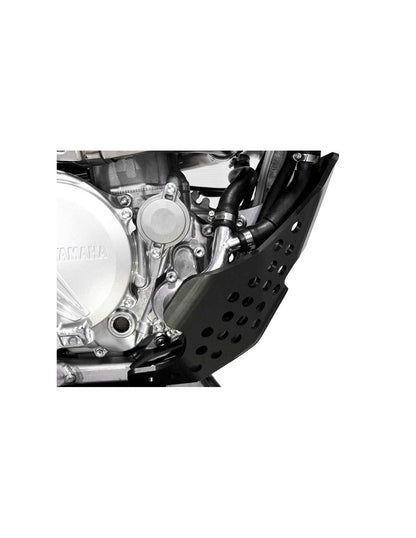 Right side of the black HDPE plastic skid plate for Yamaha YZ250F - Fantic XE250F