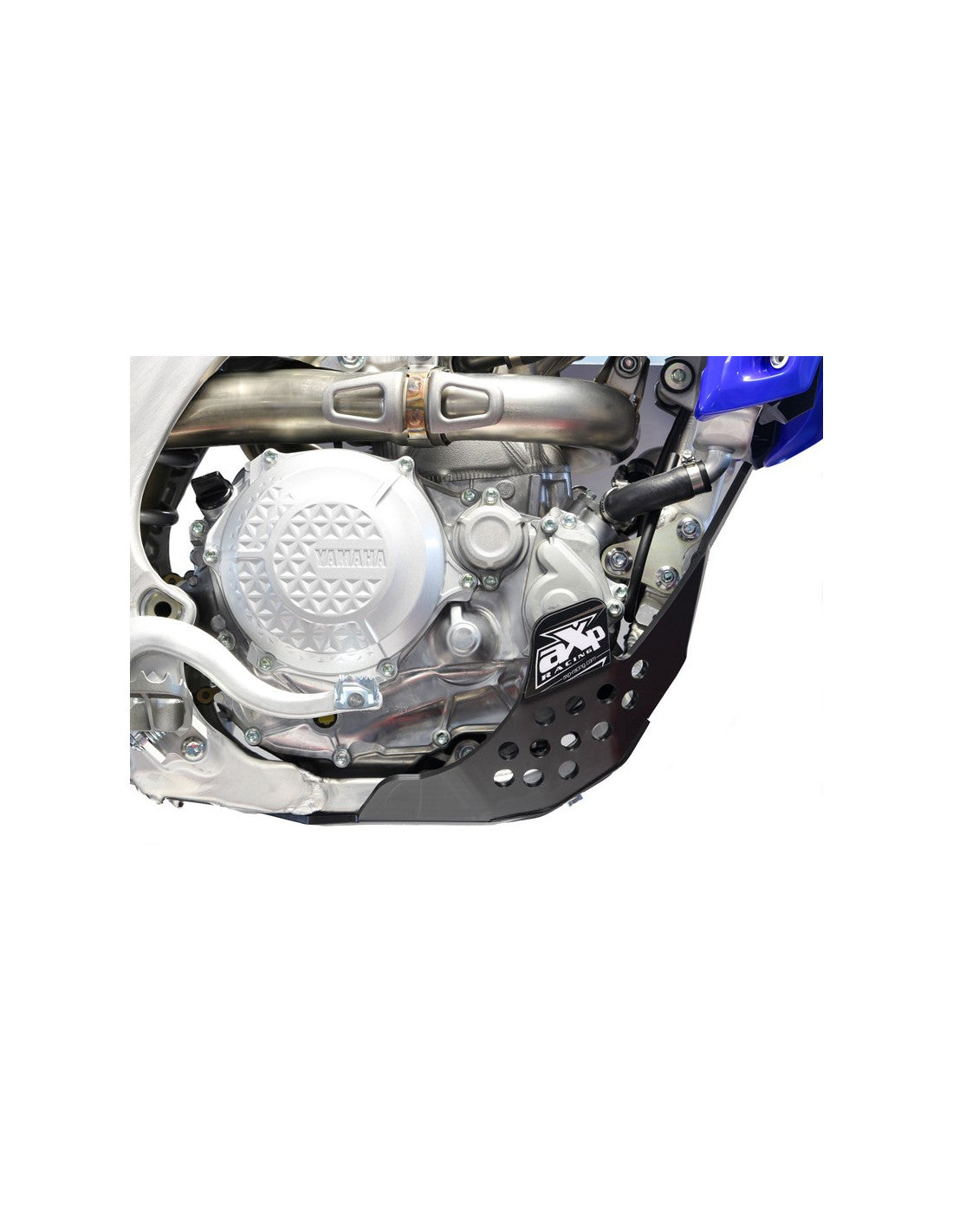 Right side of the HDPE plastic skid plate for Yamaha YZ450F and YZ450FX