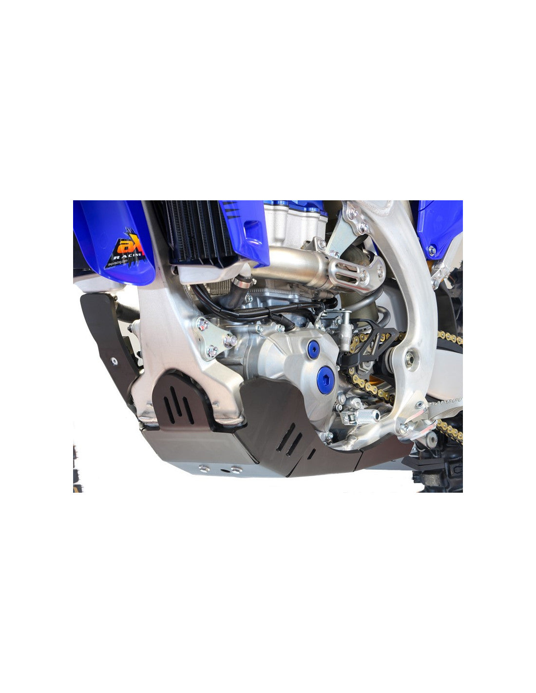 Côté gauche du sabot en plastique PEHD noir pour Yamaha YZ450F et YZ450FX
