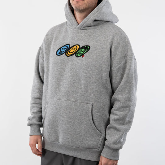 Smiley Grey Hoodie
