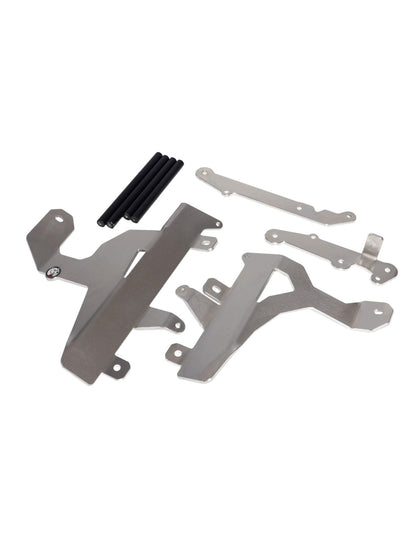 Protections de radiateurs en aluminium avec entretoises noires pour Suzuki DR-Z4S