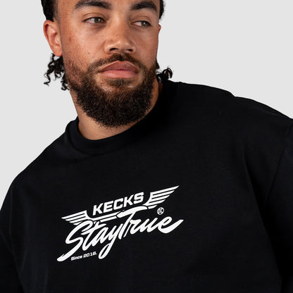 Stay True Heavyweight T-Shirt – Black